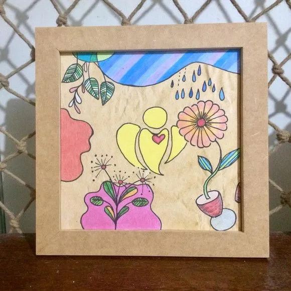 Quadro decorativo Anjos e Flores 1 - foto 3
