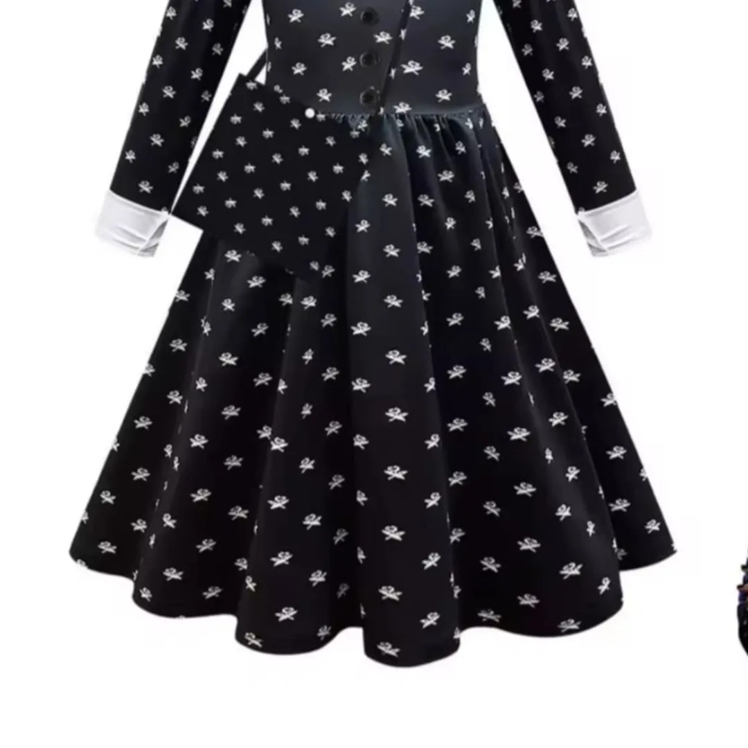 Vestido Wandinha Addamas - Familia Addams - foto 2