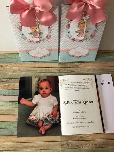 Livro De Orações Luxo Com Foto Para Batismo - foto 3