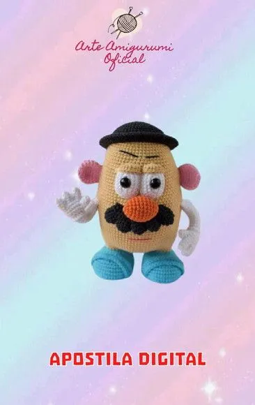 Receita Senhor Cabeça de Batata - Amigurumi