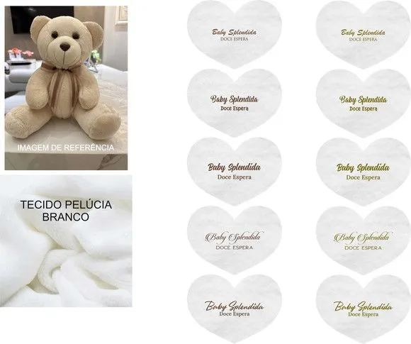 Almofadinha Personalizada - Coração - artesanato feito à mão por Innovare Studio