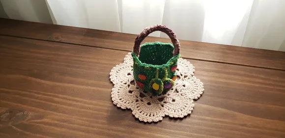 Capa de Crochê para Frutas - Verde - foto 3