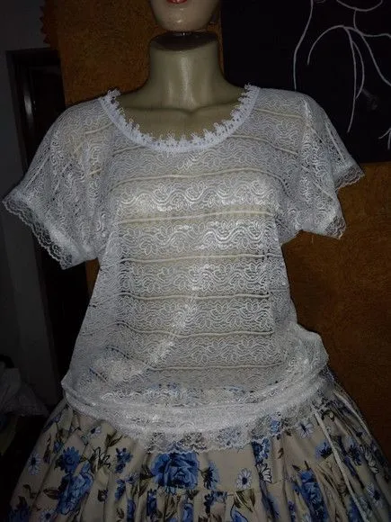 Camisu de Renda - artesanato feito à mão por Ateliê Ofatemi