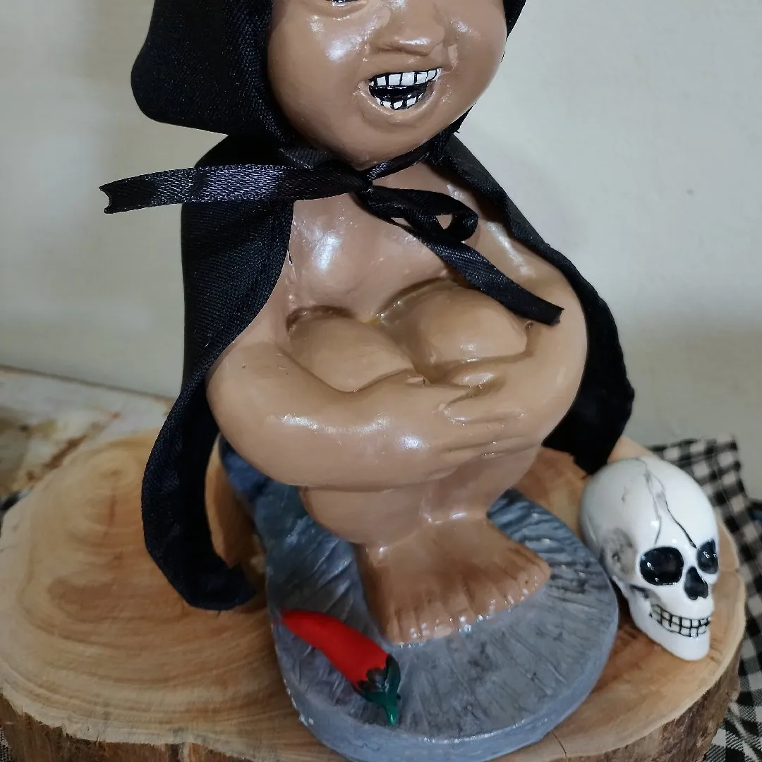 Exu mirim pimenta com capa gesso 25 cm - foto 4