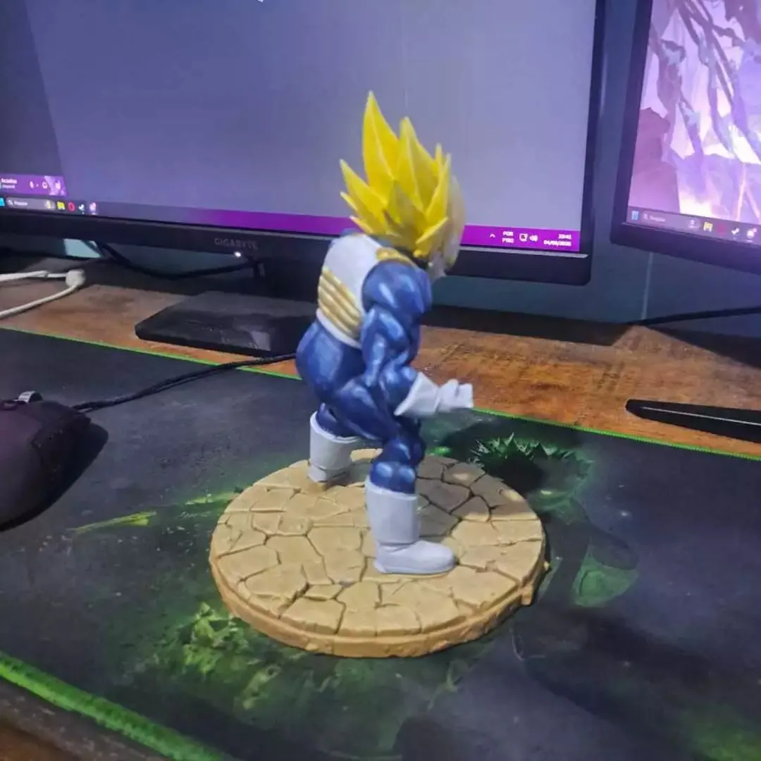 Estátua Vegeta Dragon Ball - Action Figure Colecionável 20cm - foto 5