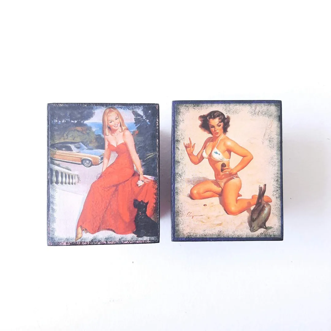 Caixinhas Pin Up 6 - artesanato de Estudio Bananeira