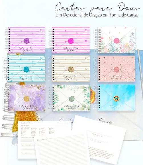 Cartas para Deus Devocional Diário - artesanato de PAPCRIE