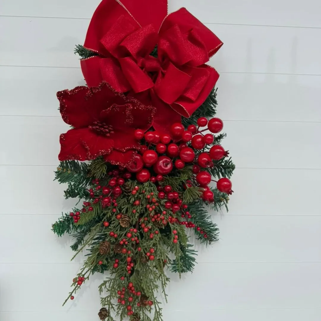 Escapulário de Porta em Festão para Natal - foto 2