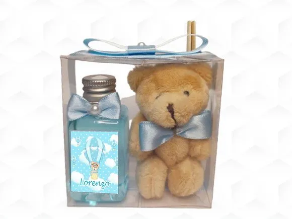Aromatizador com Ursinho Baloeiro Personalizado - artesanato feito à mão por creativitybynina