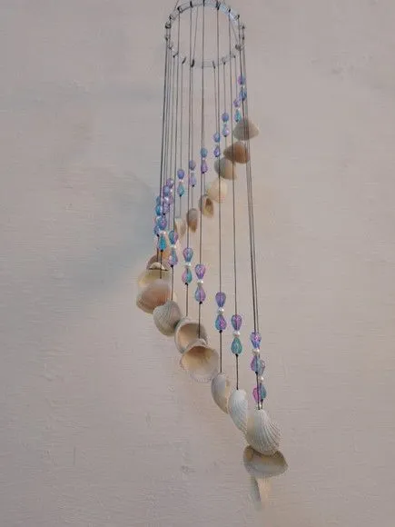 Sino dos Ventos Mobile de Pendurar em Conchas Naturais - foto 4