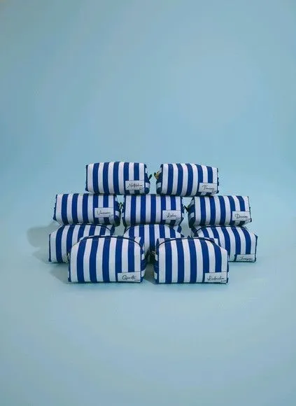 Necessaire Box P - Listras Azuis - foto 4