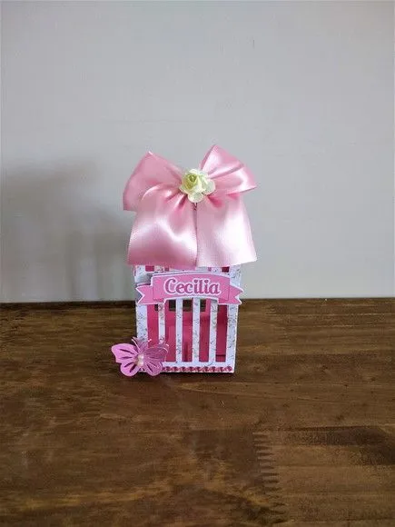 Caixa Gaiola Jardim Encantado - artesanato de Fina Essência Papelaria Personalizada