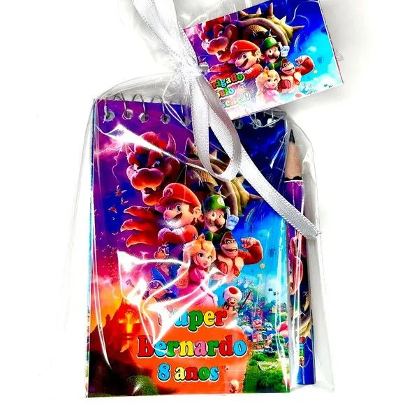 Bloquinho Super Mario Personalizado - foto 2