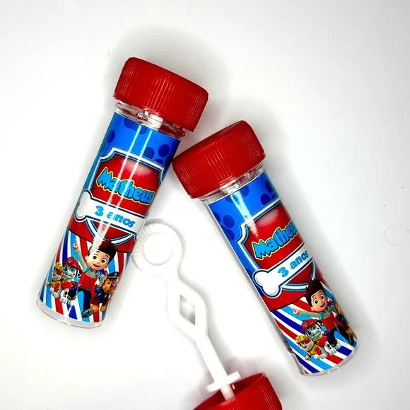 Bolinha de Sabão Patrulha Canina Personalizada - foto 2