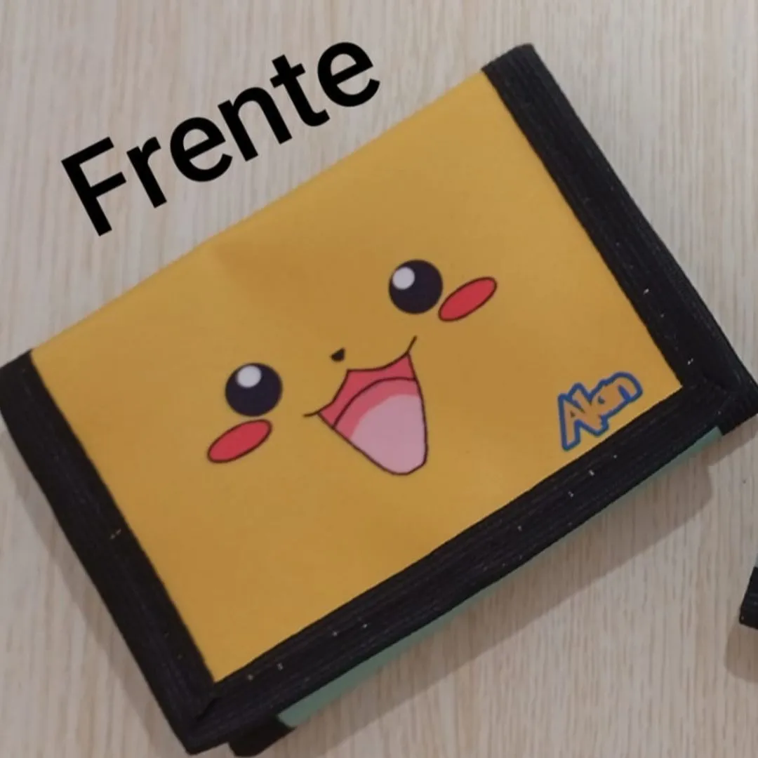 Carteira Pokémon - artesanato feito à mão por PAN Personalizados