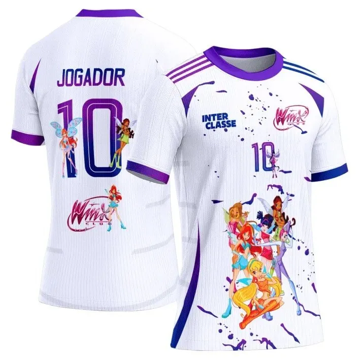 Camisa Interclasse Modelo 273 Fadas Coloridas - artesanato de JD PRINT 3D