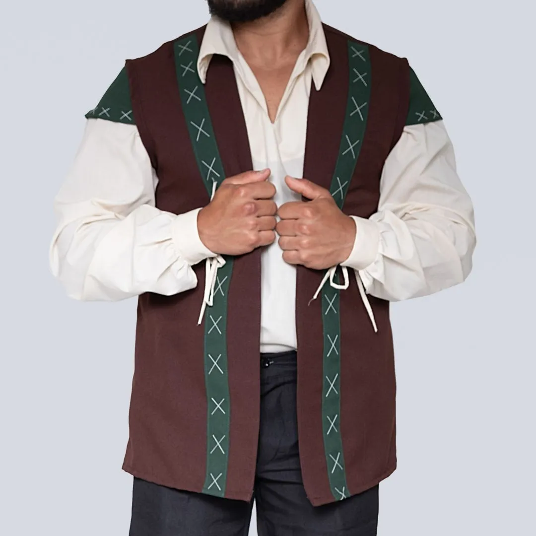 Colete Medieval para fantasia