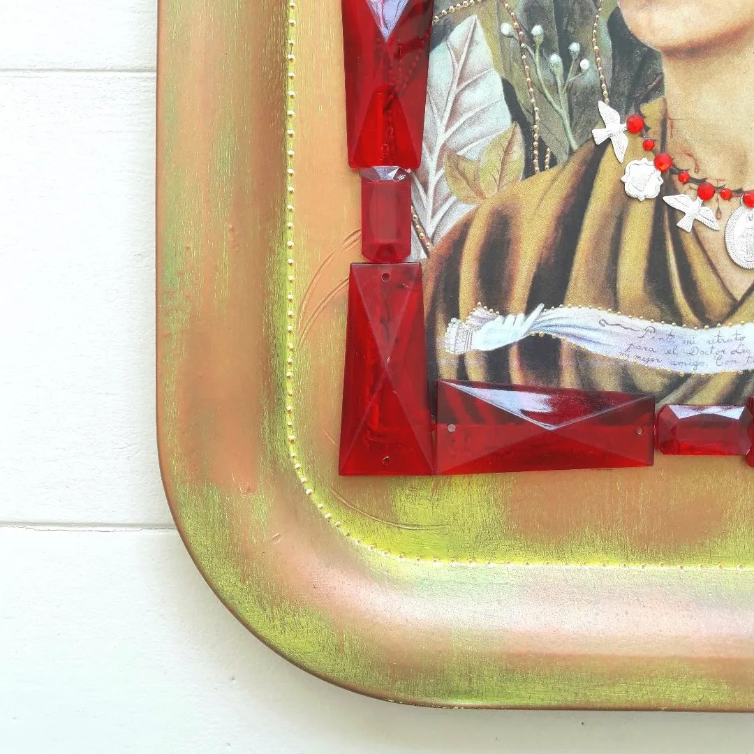 Quadro Frida Dourado - foto 3