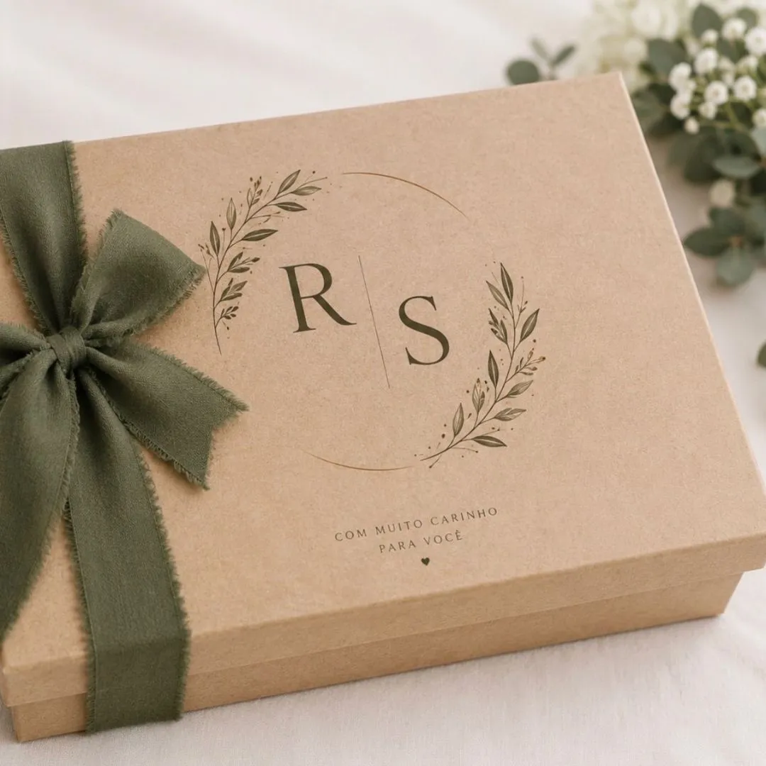 Caixa em MDF para Padrinhos de Casamento Tamanho 30x20x10cm - artesanato feito à mão por Arte na Caixa - Convites de Casamento para Padrinhos