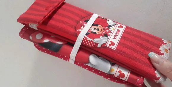 Jogo americano e porta talher Minnie Vermelha - foto 3