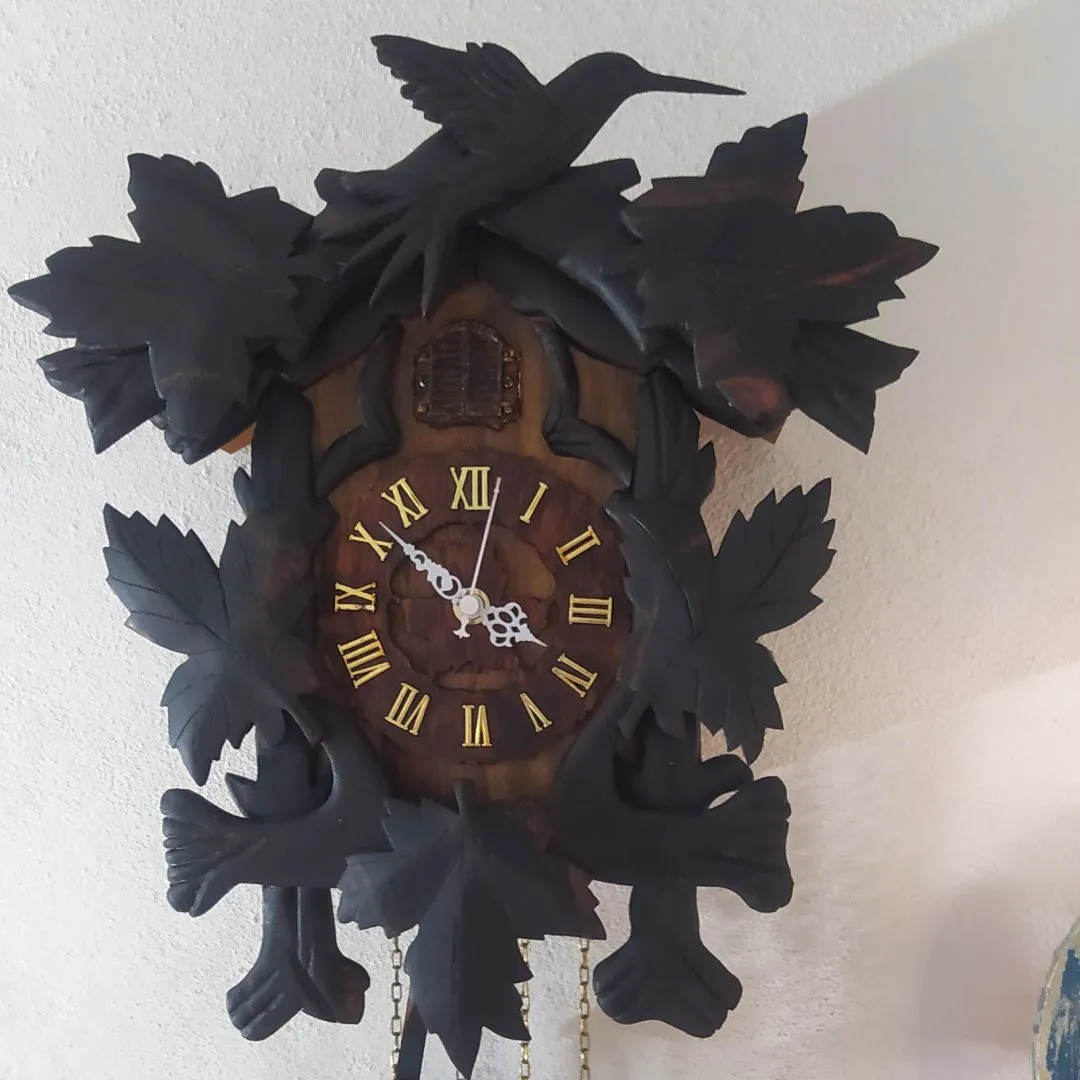 Relógio de Parede Artesanal Tipo Cuco Funcional - foto 2