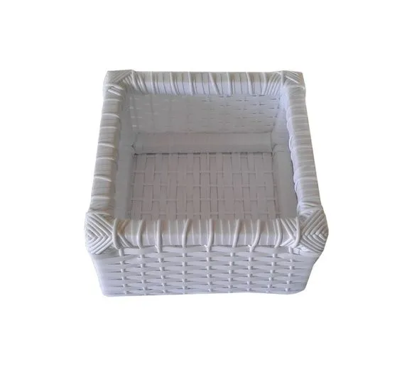 Cesto Gaveta Sintético Branco 25x25x15 - foto 4
