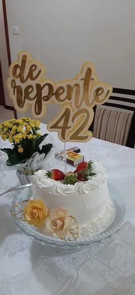 Topo de Bolo de Repente 42 - Camadas - foto 3