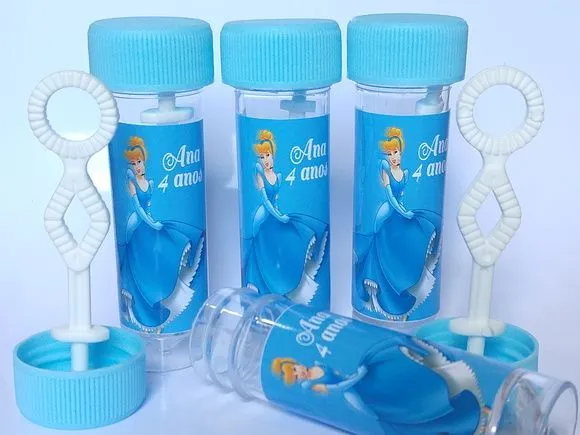 Bolinha de Sabão Cinderela Personalizada - foto 2