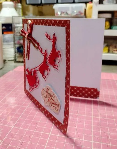 Cartão de Natal - Trenó de Papai Noel - foto 2