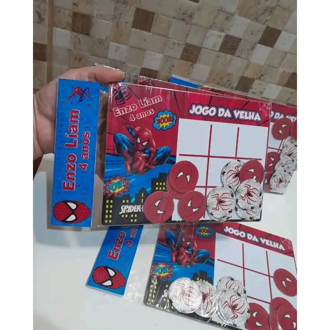 jogo da velha homem aranha personalizado - foto 2