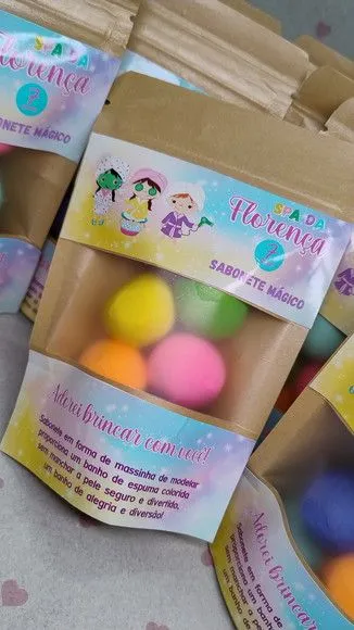 Lembrancinha Festa Infantil Personalizada Spa - foto 4