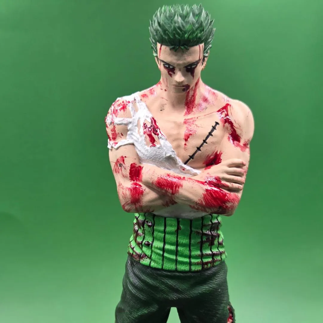 Figura de Ação Roronoa Zoro - One Piece - Action Figure Zoro Colecionavel estatua - artesanato feito à mão por 3D BILLA