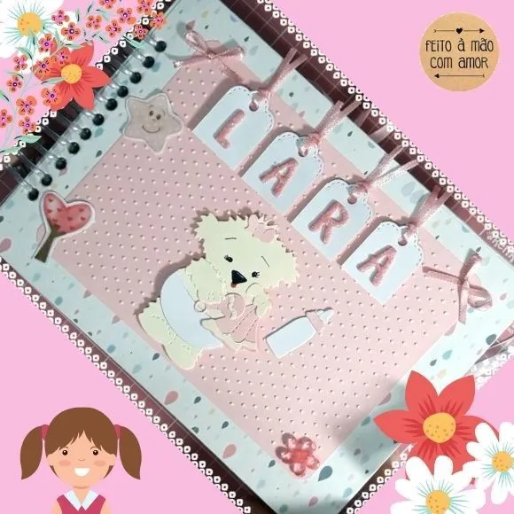 Álbum Ursinho Bebê - Rosa - foto 5