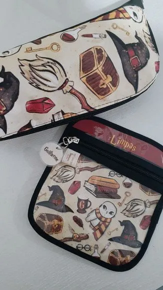 KIT Harry Potter- porta garrafa e porta máscaras - foto 3