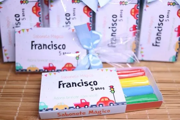 Lembrancinha Festa Infantil Sabonete Mágico de Massinha - foto 5