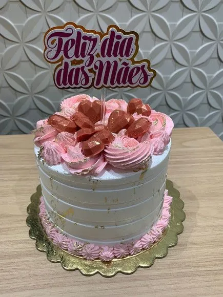 Topo de Bolo Dia das Mães - Camadas