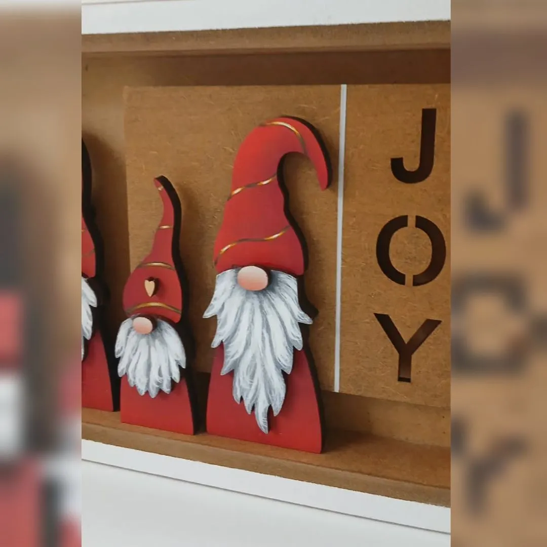 Quadro trio Noel Joy - Decoração de Natal - foto 3