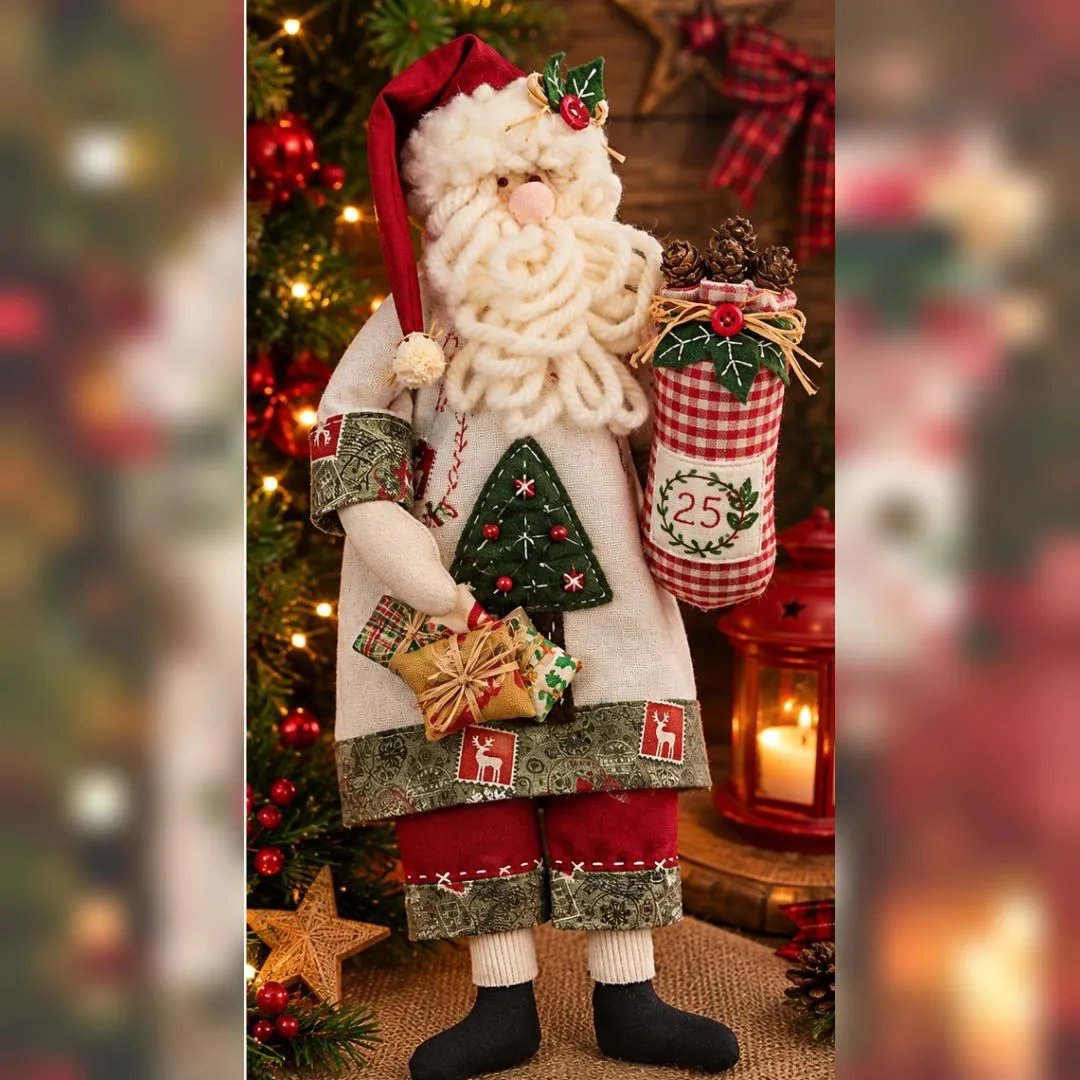 Papai Noel de Tecido. Enfeite de Natal G - foto 2