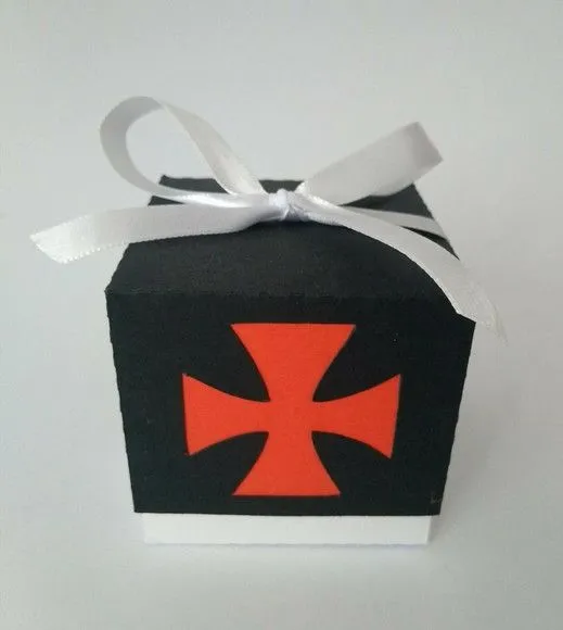 Caixa cubo Vasco com laço de cetim - foto 2