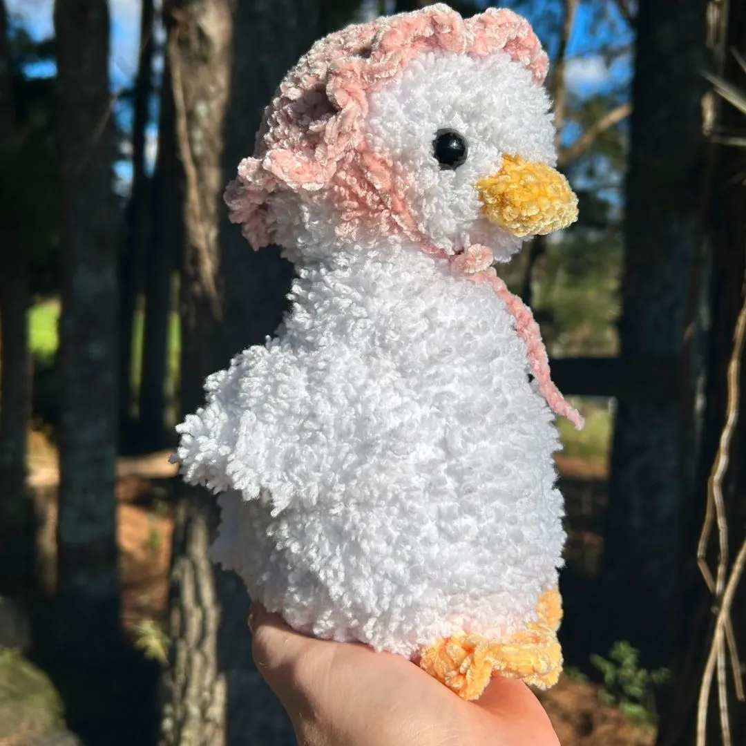 Pato em crochê - artesanato feito à mão por Lidiane entre Fios