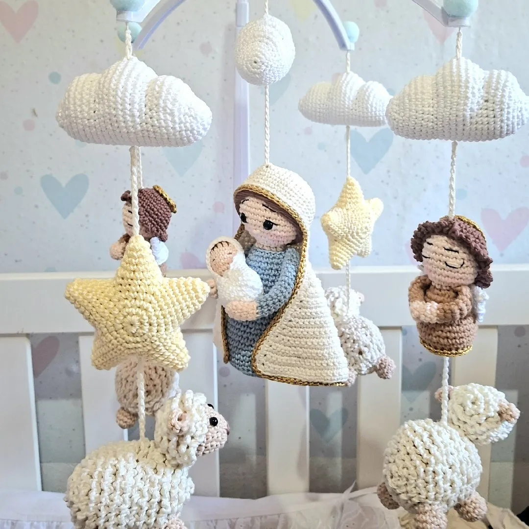 Móbile Nossa senhora amigurumi - foto 3