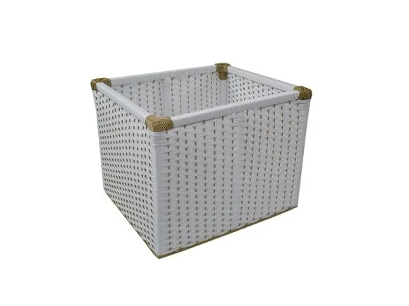 Cesto Sint. Branco e Bananeira 45x45x45 - foto 2