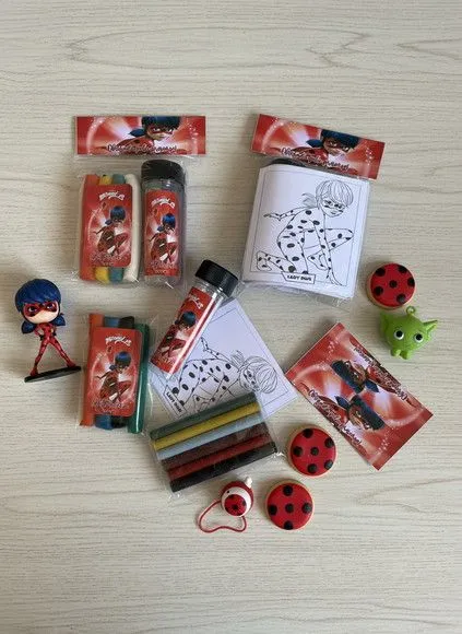 Kit Massinha + Giz + Bolha - Personalizado - feito à mão por Mi Papelaria Criativa
