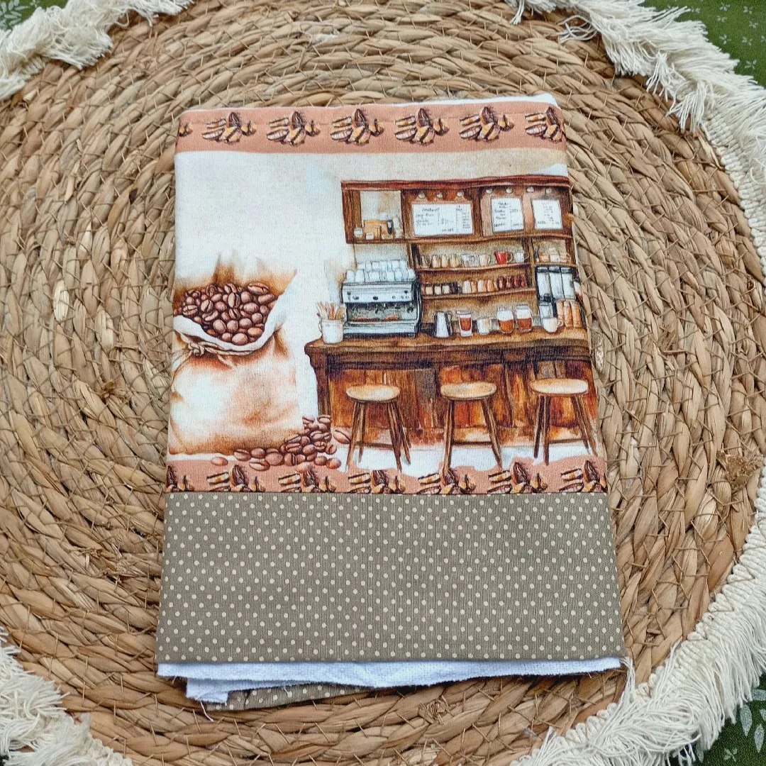 kit com 2 pano de prato tema café ☕ - foto 6