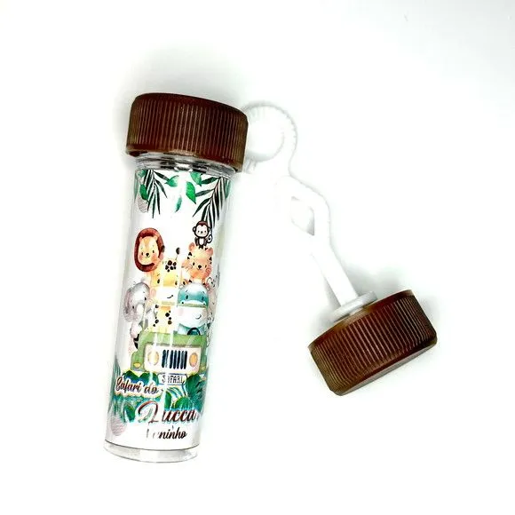 Bolinha de Sabão Safari Rosa Personalizada - foto 2