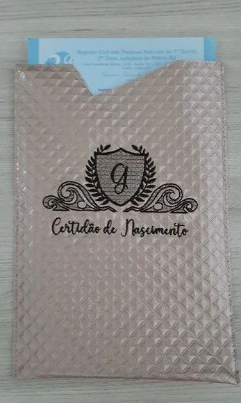 Pasta para Certidão de Nascimento - foto 2
