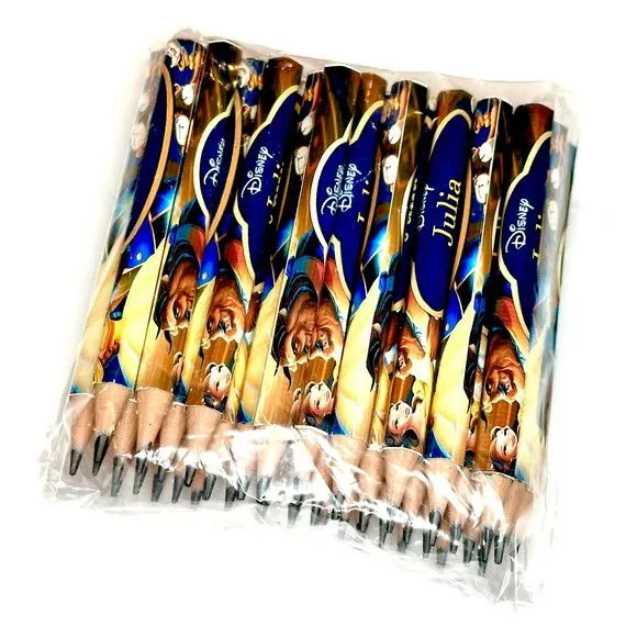 Mini Lápis Bela e a Fera Personalizado - foto 2