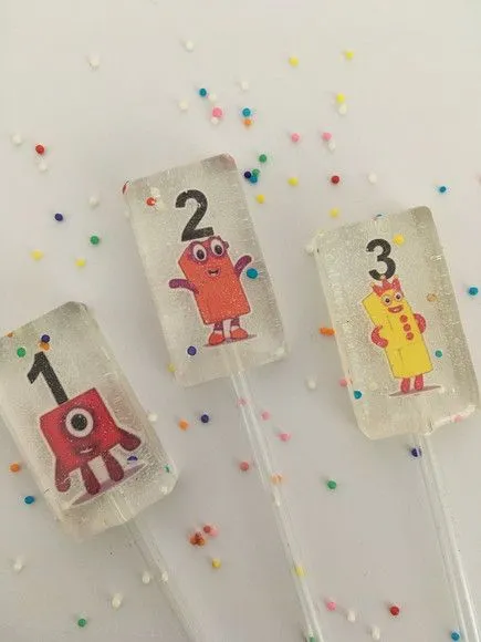 Retangular Numberblocks - feito à mão por Lollipops Cristal
