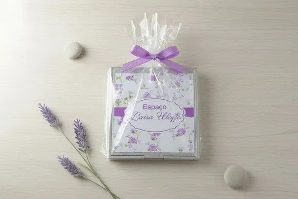 Lembrancinha Espelho - Mulher Personalizado - feito à mão por Mi Papelaria Criativa