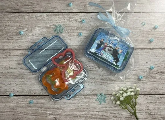 Mini Maleta - Frozen Personalizada - feito à mão por Mi Papelaria Criativa
